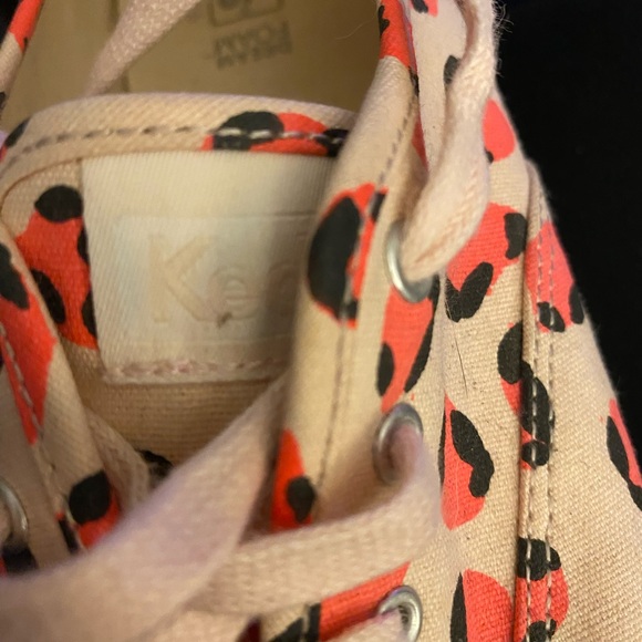 KEDS WOMENS CHAMPION LEOPARD CANVAS SNEAKERS - Picture 7 of 11